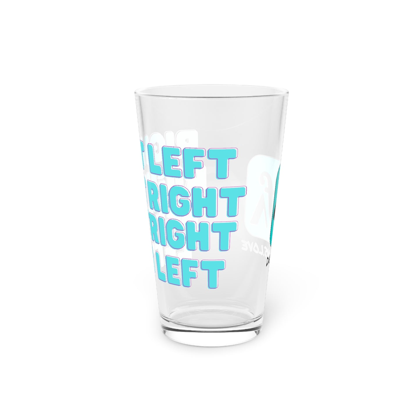 Paradiddle Pint Glass, 16oz