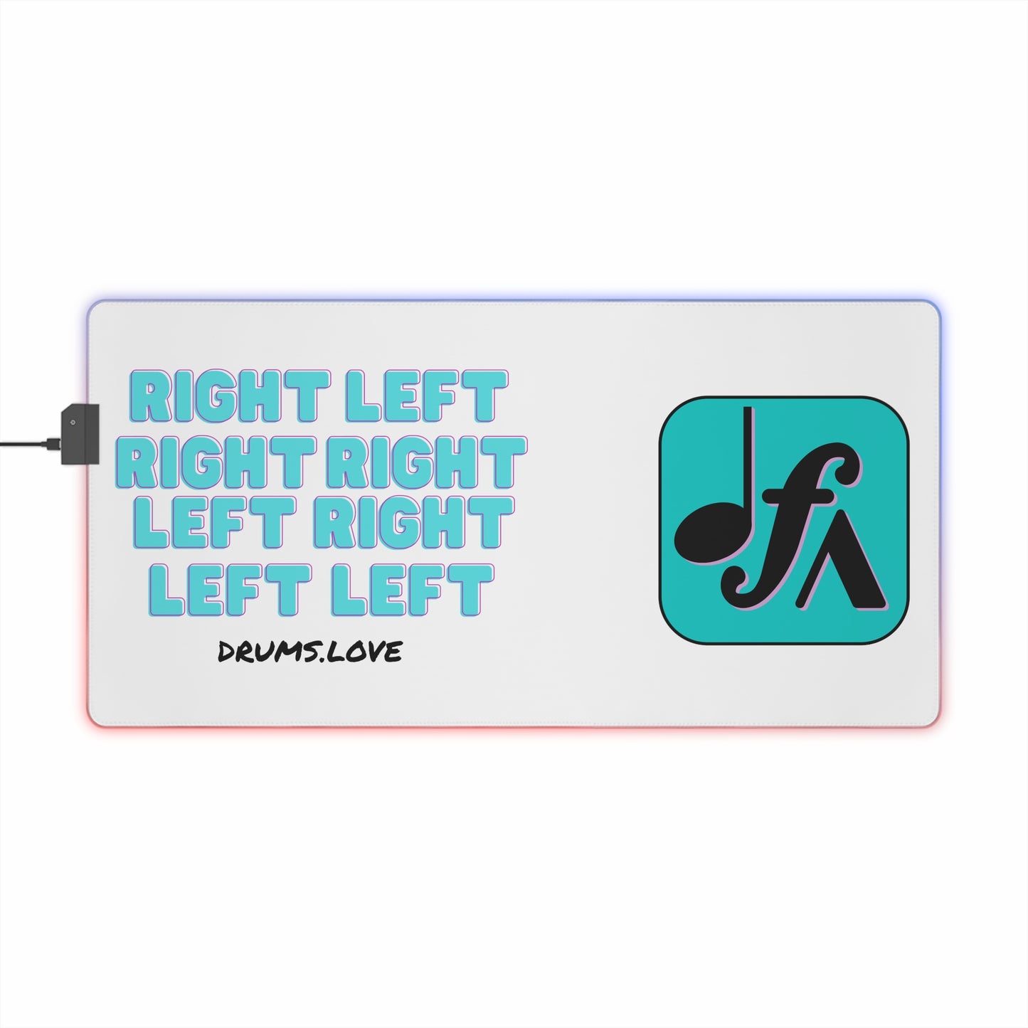 Paradiddle LED Gaming Mouse Pad