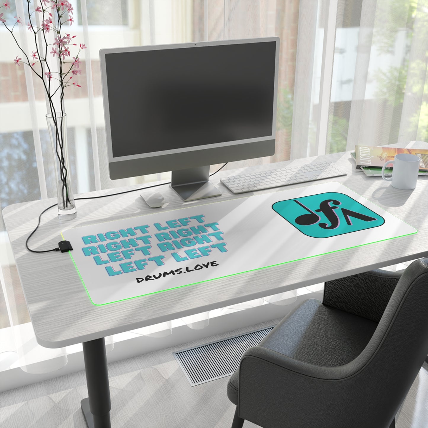 Paradiddle LED Gaming Mouse Pad