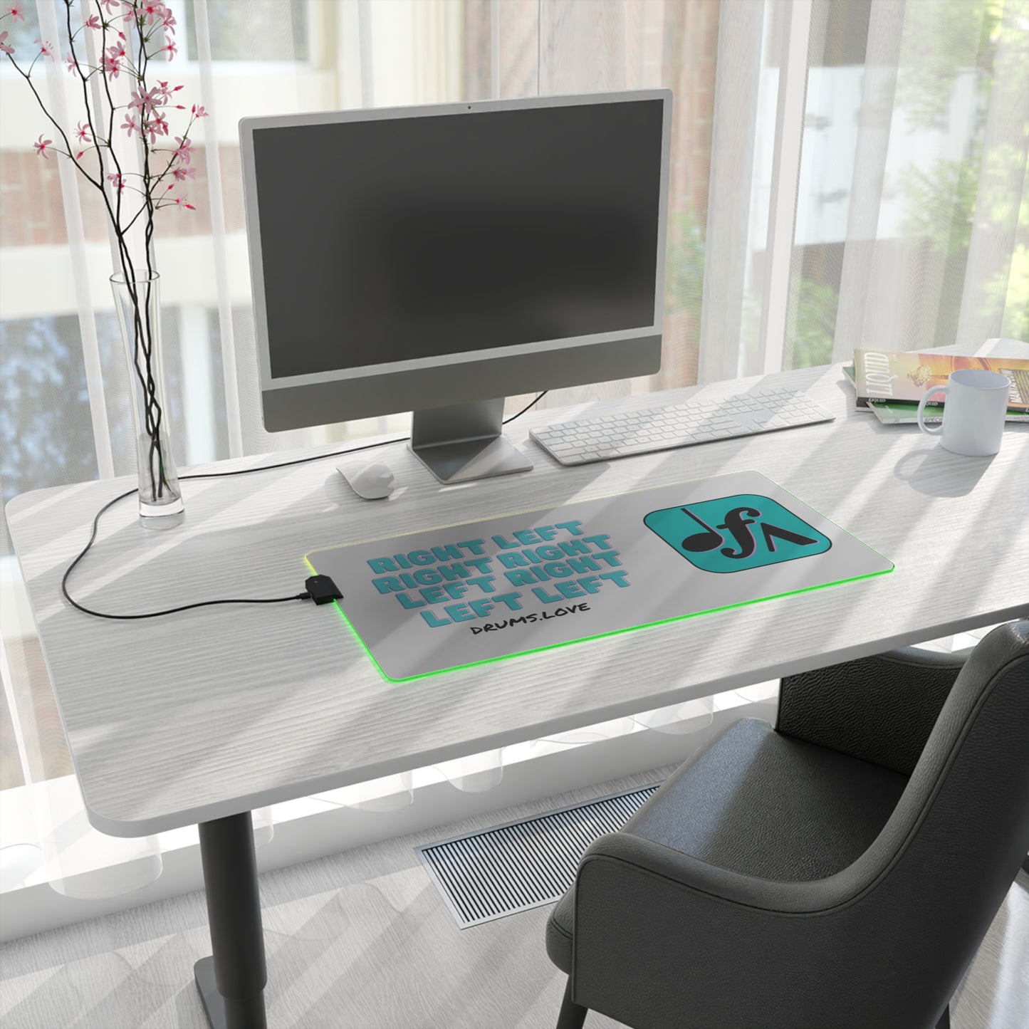 Paradiddle LED Gaming Mouse Pad