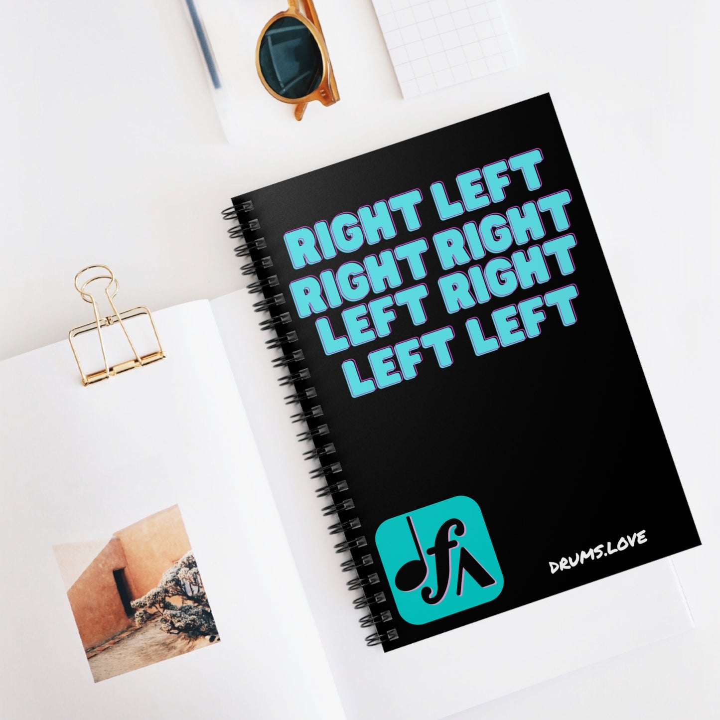Paradiddle Spiral Notebook - Ruled Line