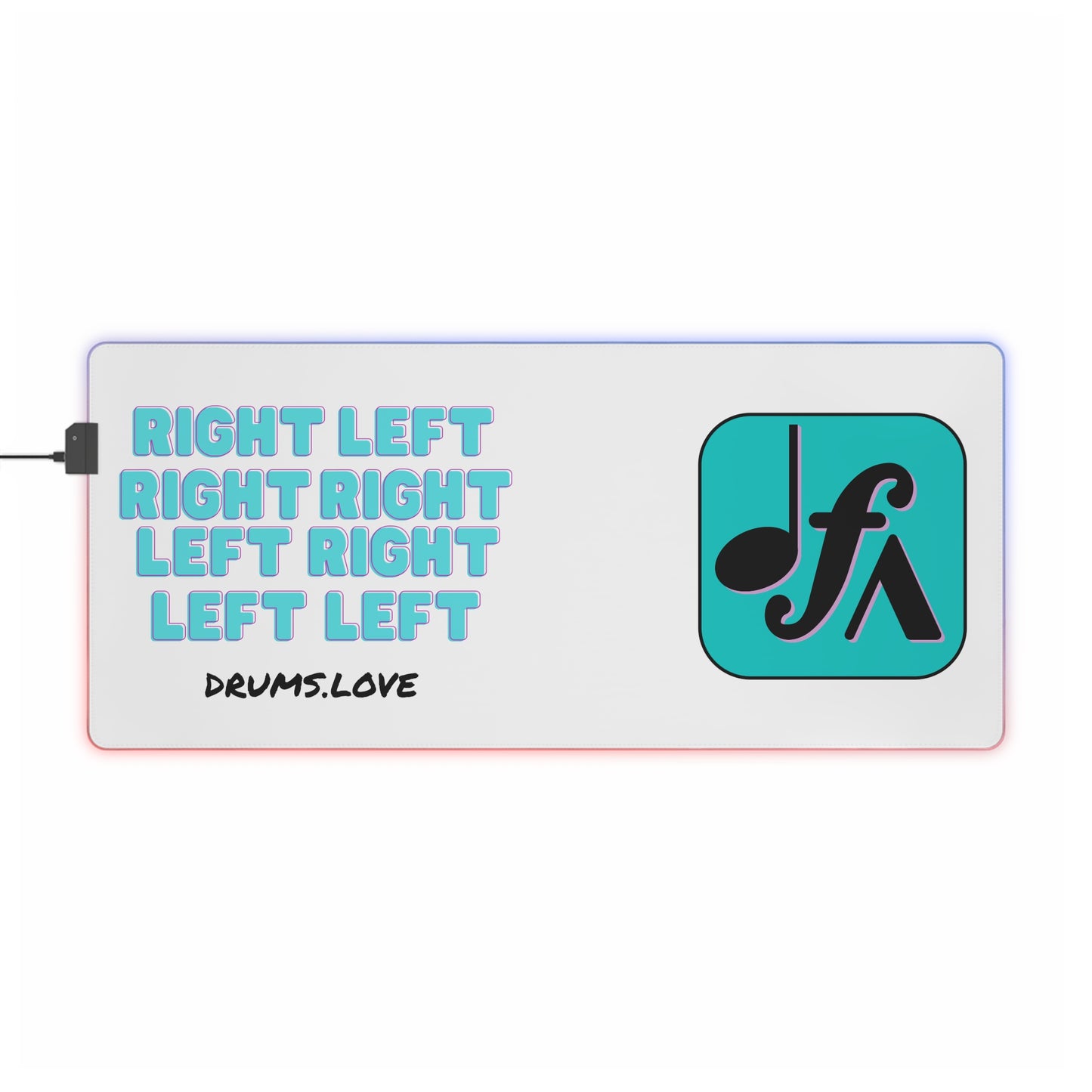 Paradiddle LED Gaming Mouse Pad