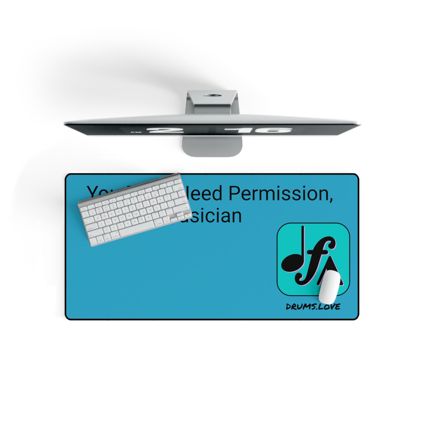 No Permission Desk Mat
