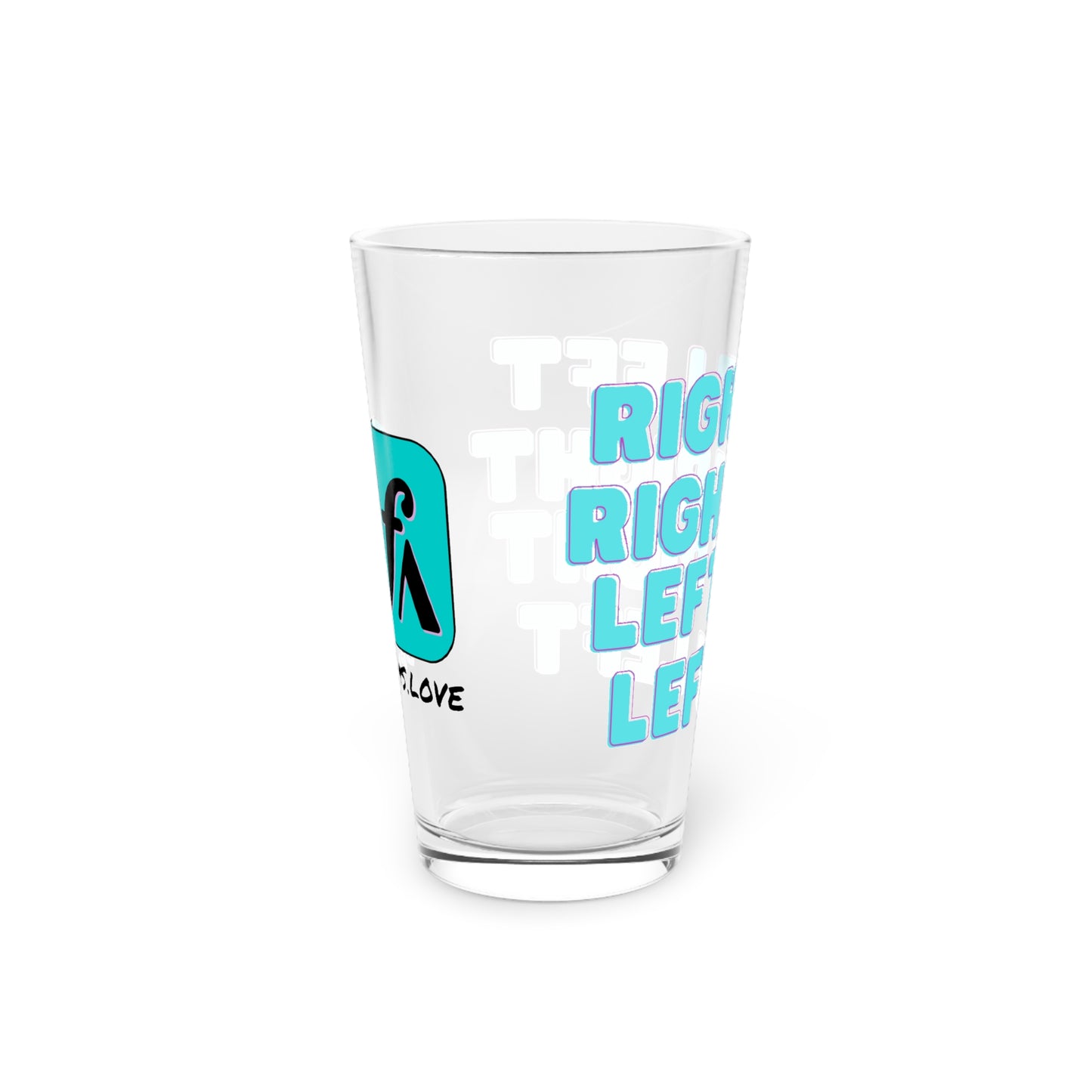 Paradiddle Pint Glass, 16oz