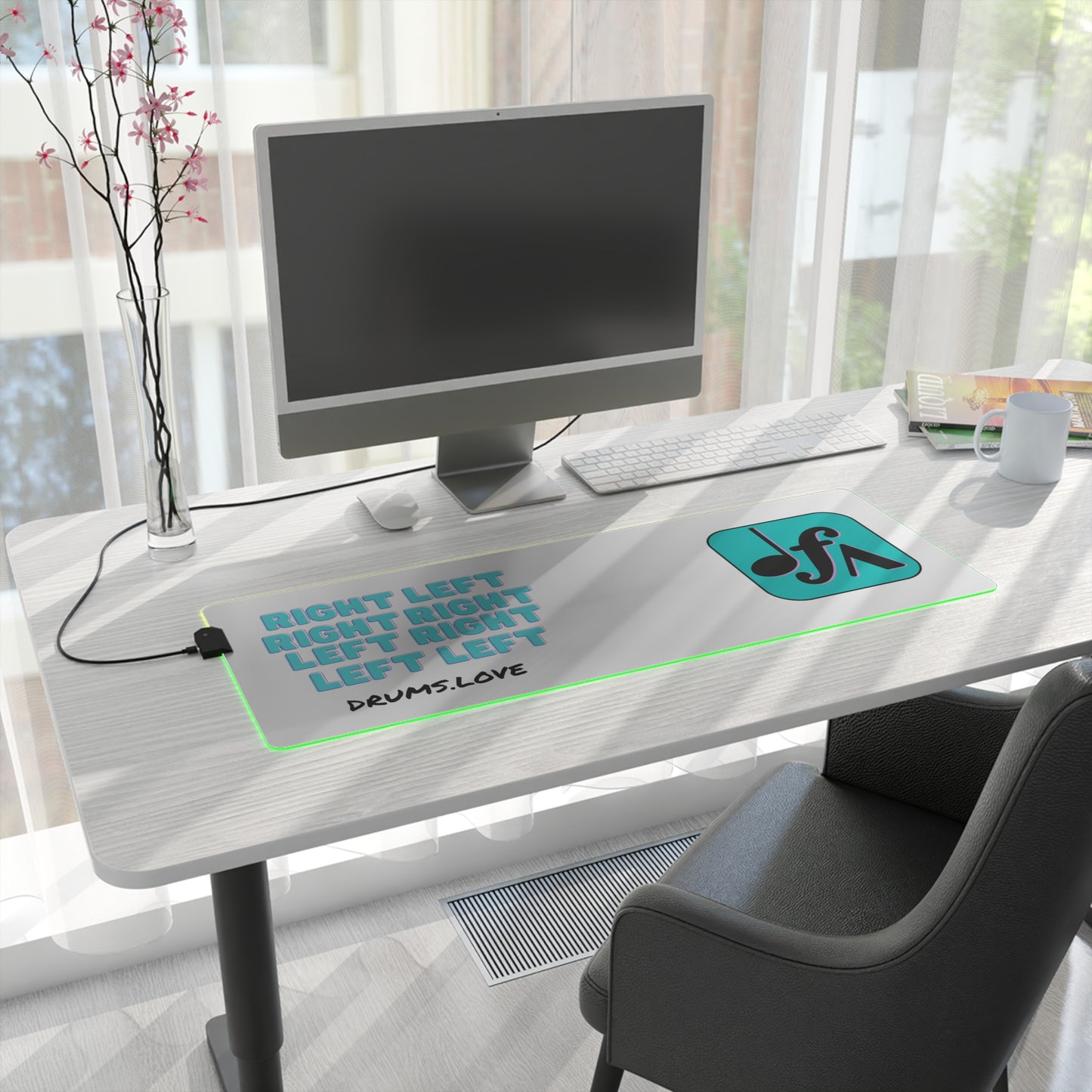 Paradiddle LED Gaming Mouse Pad