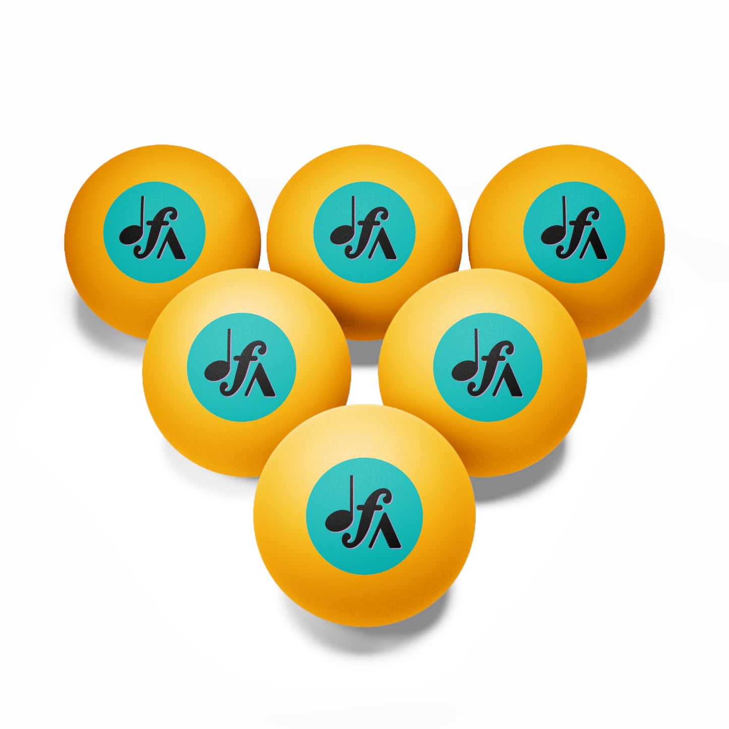 Ping Pong Balls, 6 pcs