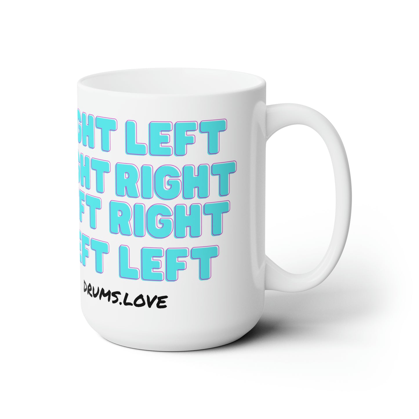 Paradiddle Ceramic Mug 15oz