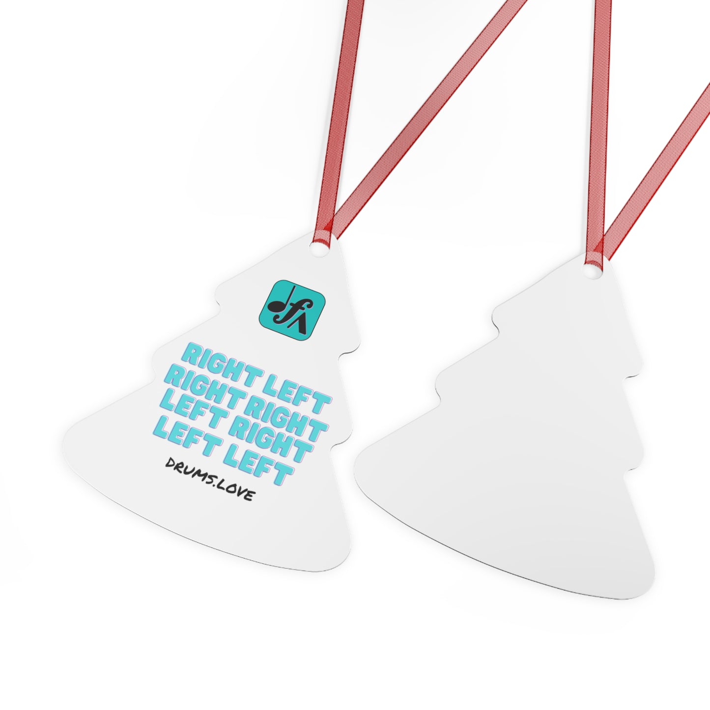 Paradiddle Metal Ornaments