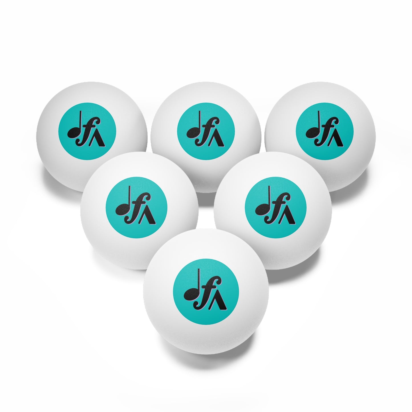 Ping Pong Balls, 6 pcs
