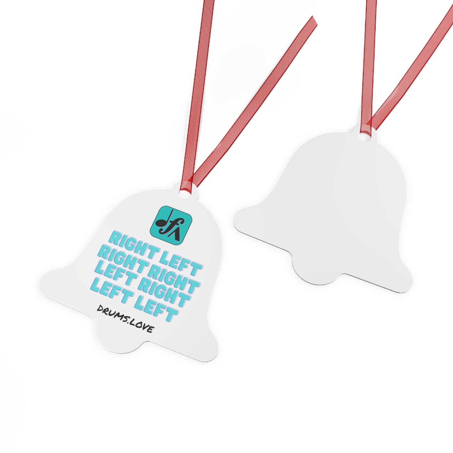 Paradiddle Metal Ornaments