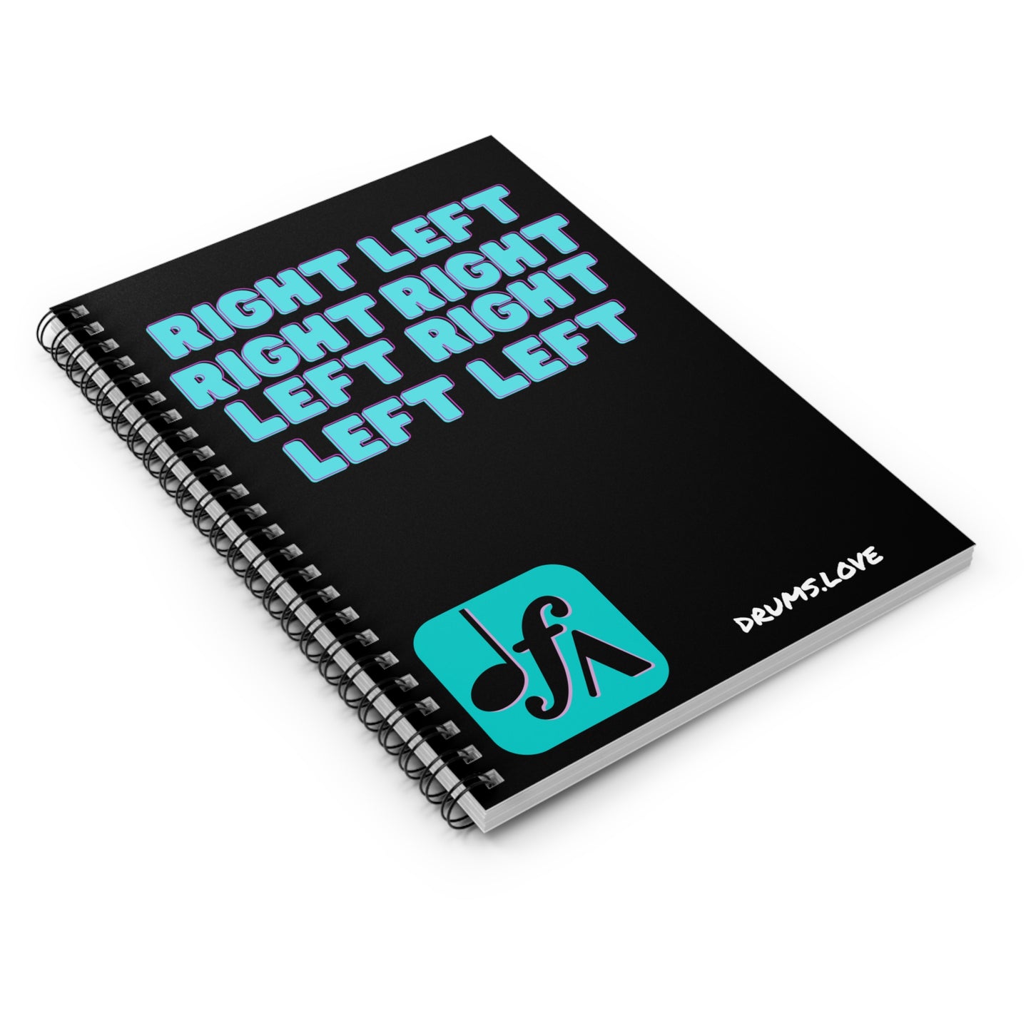 Paradiddle Spiral Notebook - Ruled Line