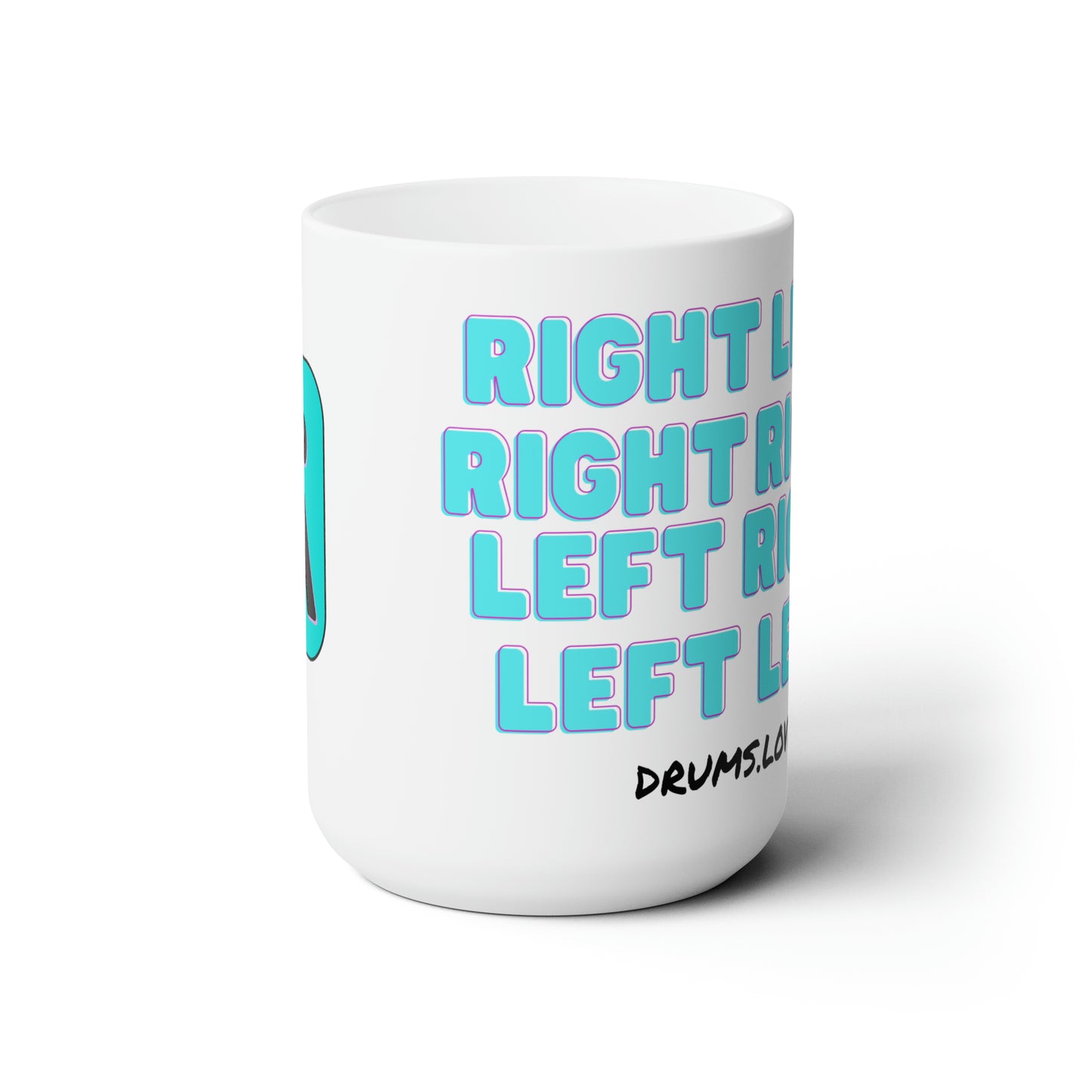Paradiddle Ceramic Mug 15oz