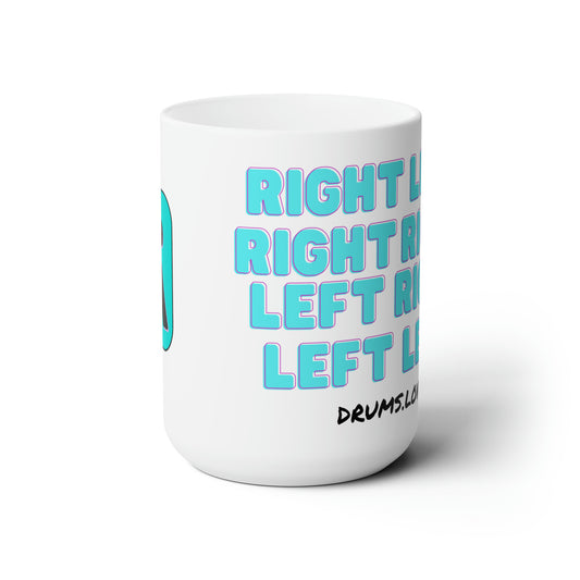Paradiddle Ceramic Mug 15oz