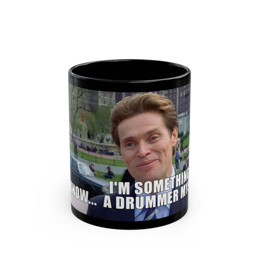 Black Mug — “I’m Something Of A Drummer Myself” Spider-Man Meme Coffee Cup