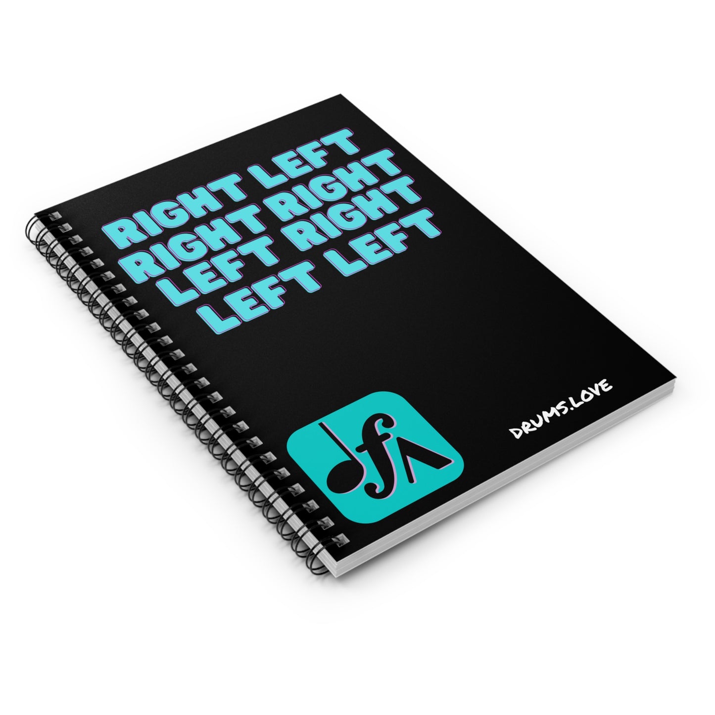 Paradiddle Spiral Notebook - Ruled Line