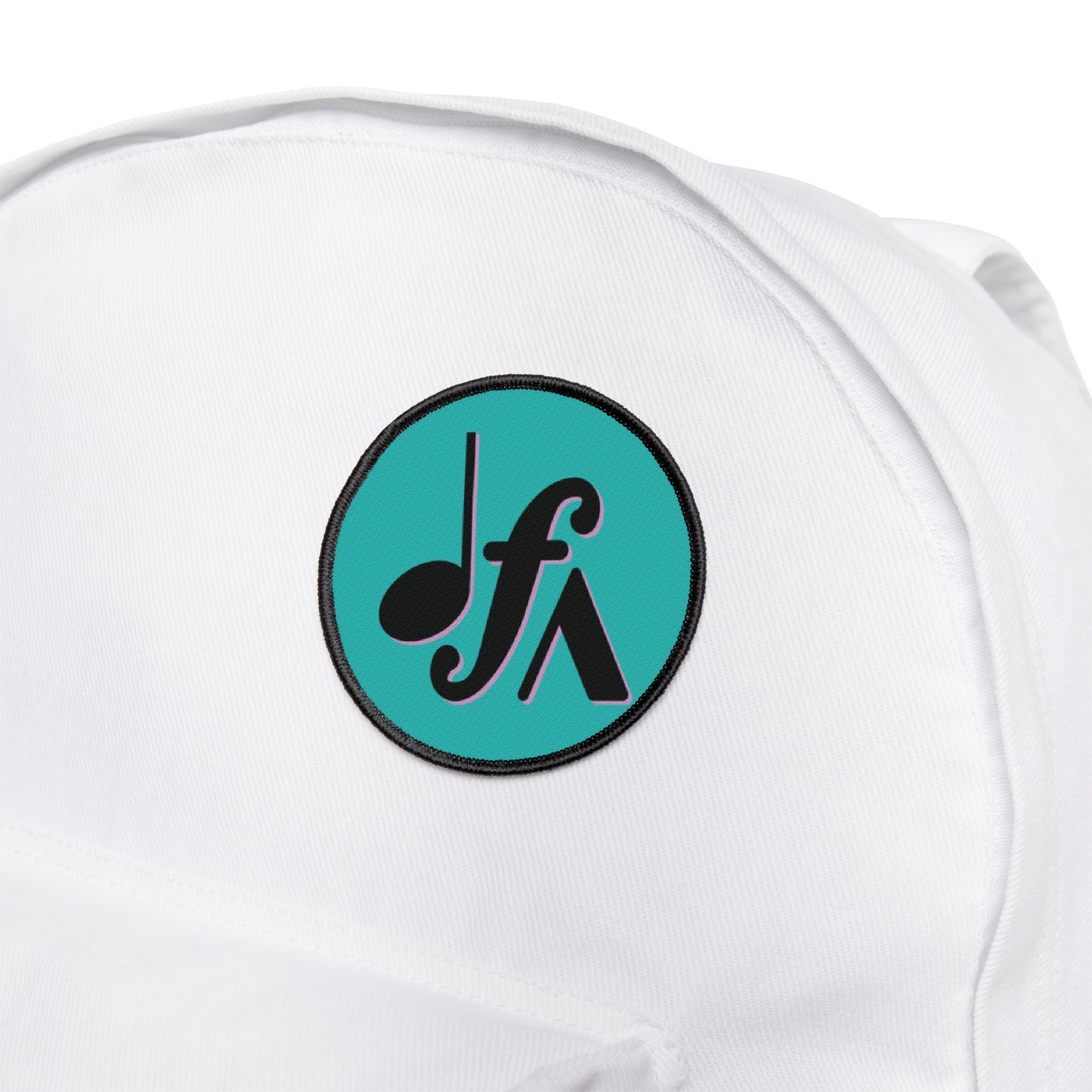 DFA Iron-On Patch – Teal Round Patch