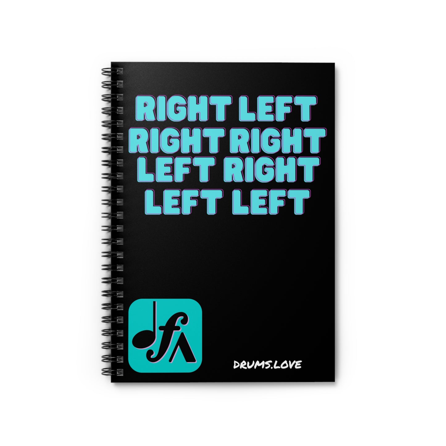 Paradiddle Spiral Notebook - Ruled Line