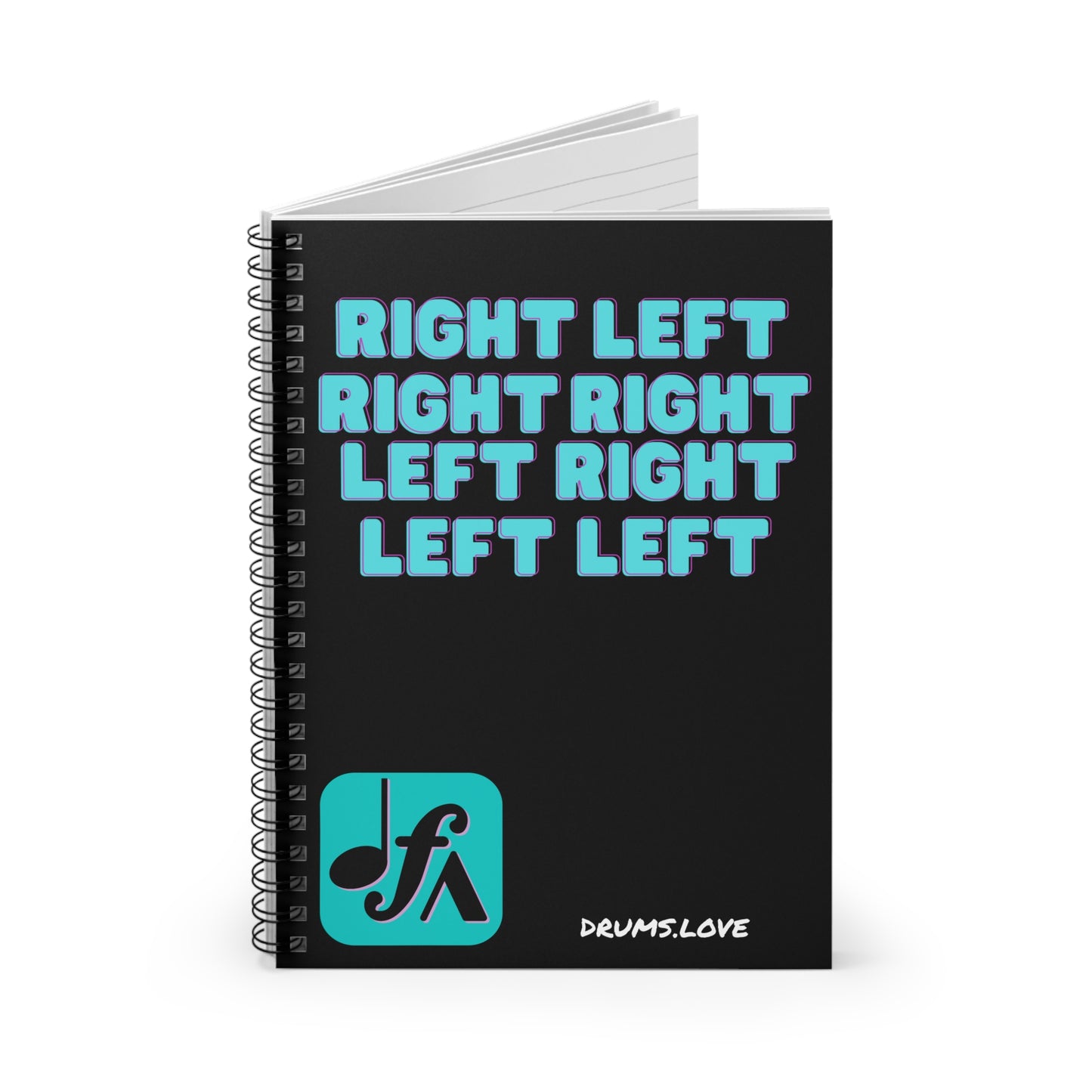 Paradiddle Spiral Notebook - Ruled Line